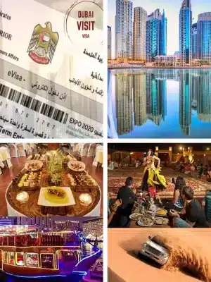 30 Days Dubai Tourist Visa Package for Indians from India