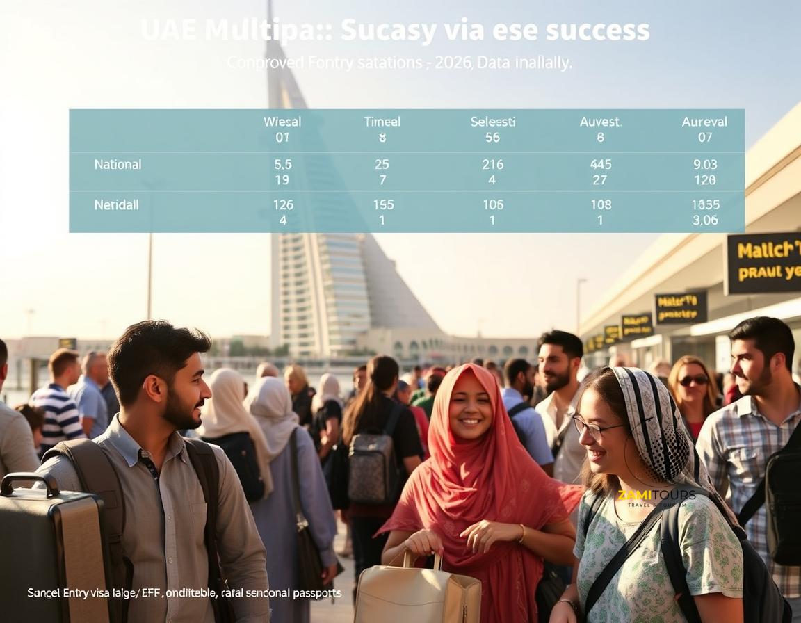 UAE Multiple Entry Visa Success Rate by Nationality: 2026 Data Analysis